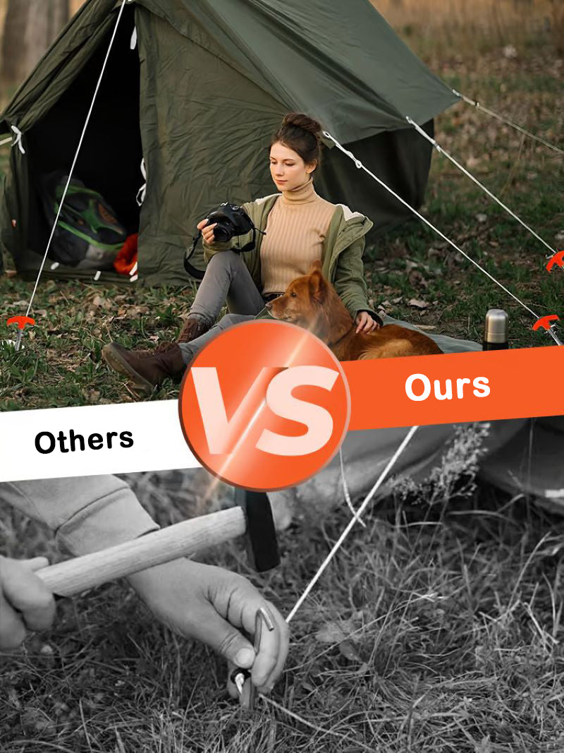 Hexagonal spiral ground spikes