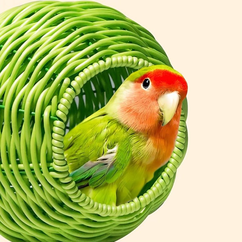 Sturdy and breathable rattan bird's nest