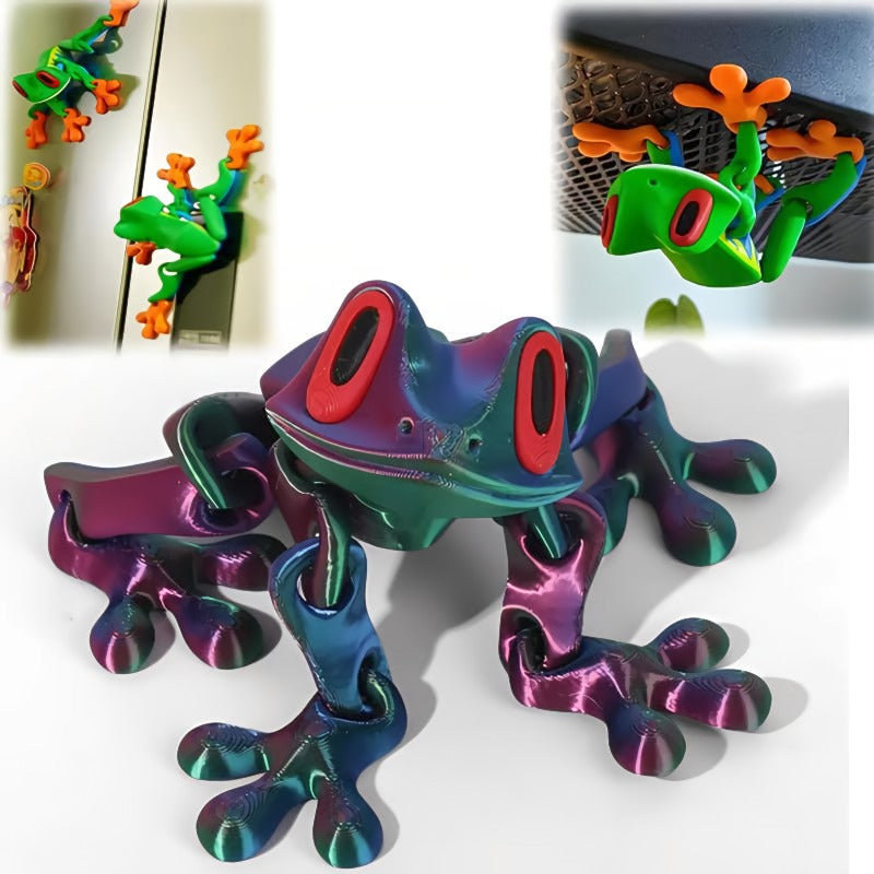 🔥3D printed magnetic frog toy