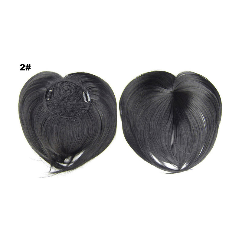 Heart-shaped bangs wig