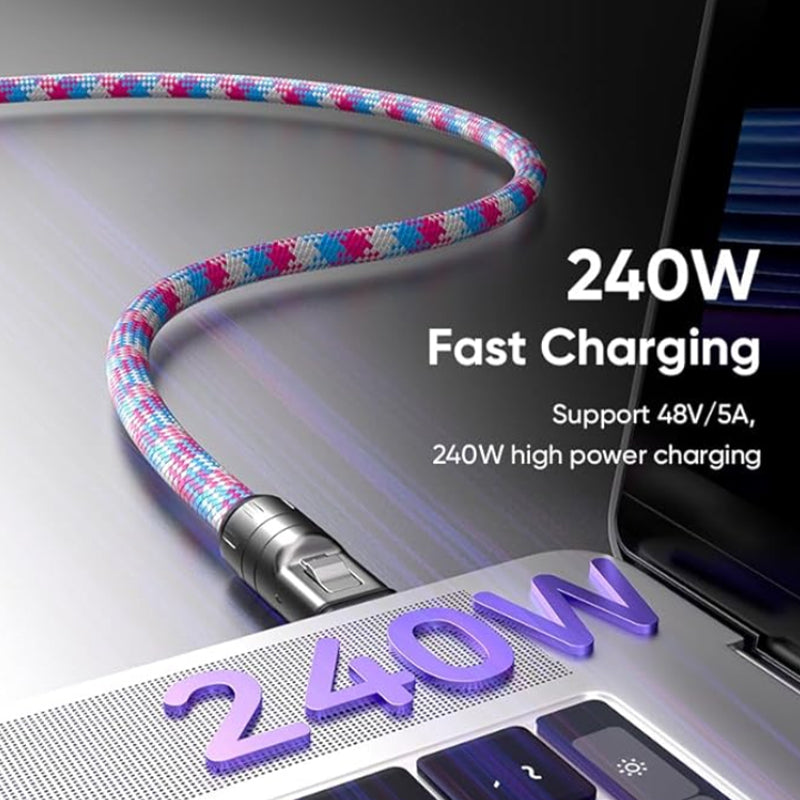 Two-in-one fast charging data cable mobile phone lanyard