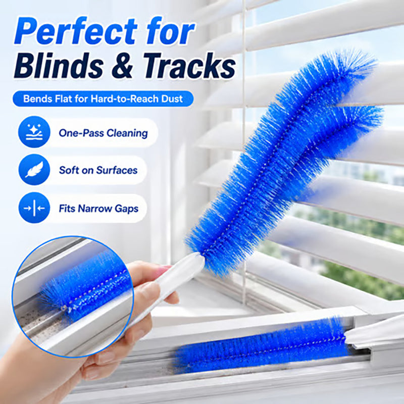 Reusable flexible microfiber duster