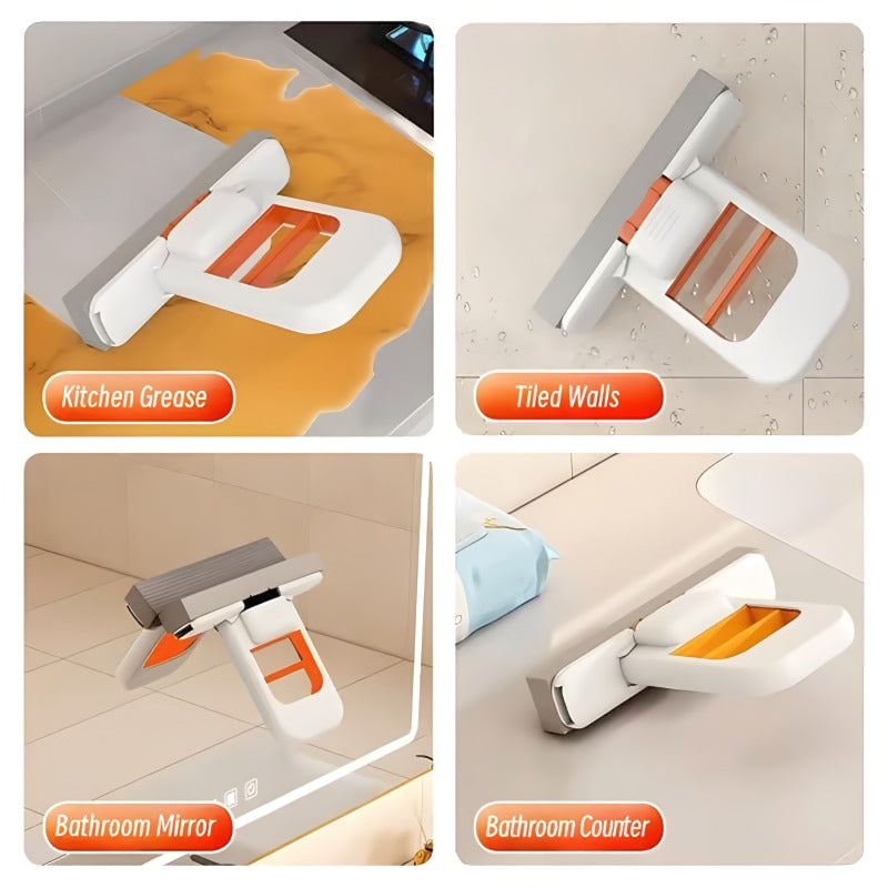 🧼Mini Folding Table Mop – Wet and Dry Mop