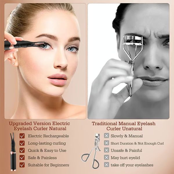 Electric Eyelash Curler, Instantly Fascinating β¨ Blink and Dazzle! ποΈ