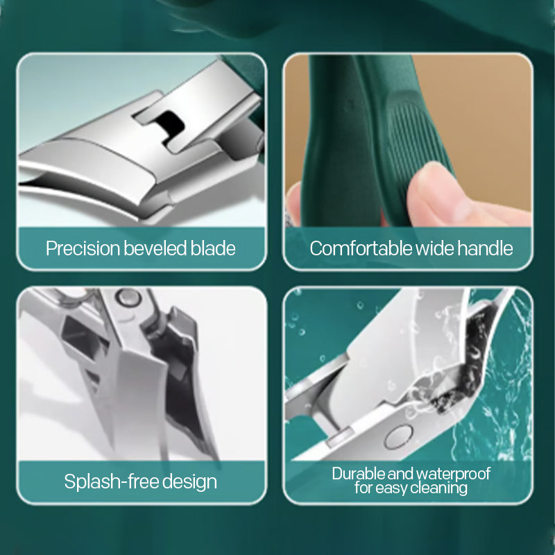 Large opening nail clipper set