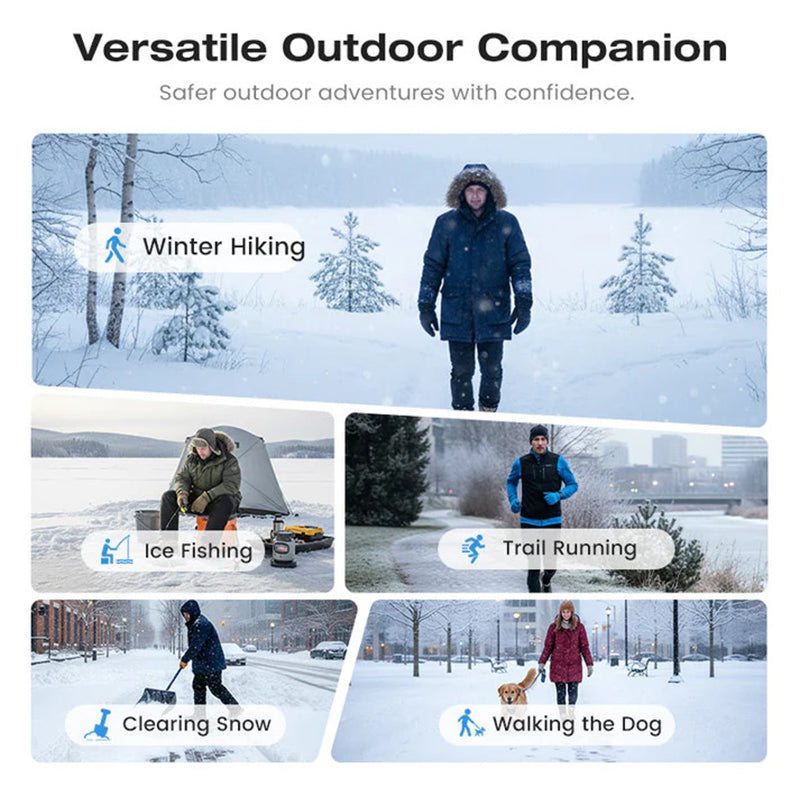 Durable anti-slip shoe crampon set