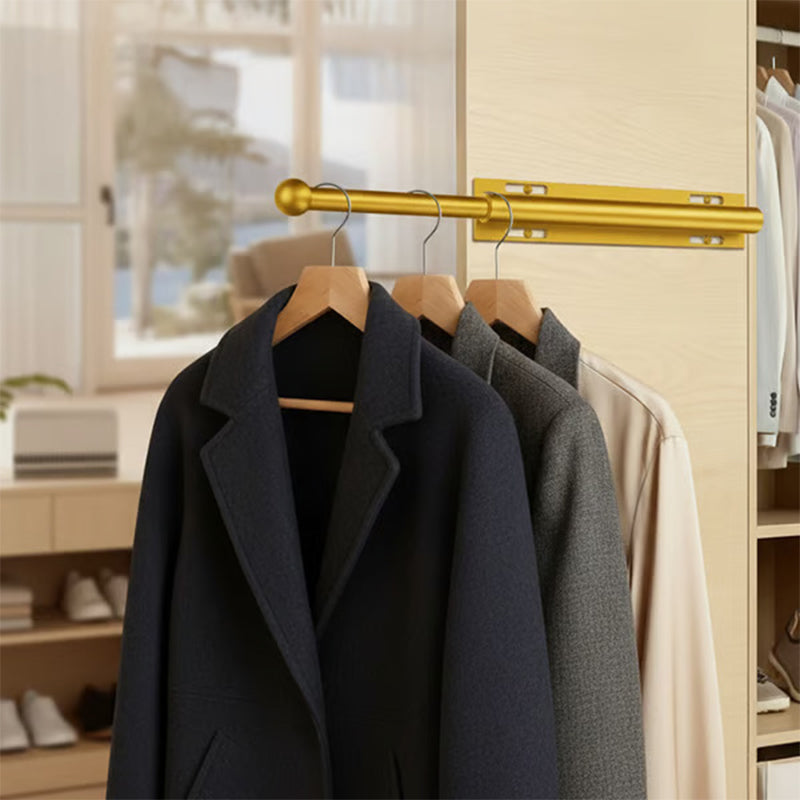 Sliding hangers for wardrobes