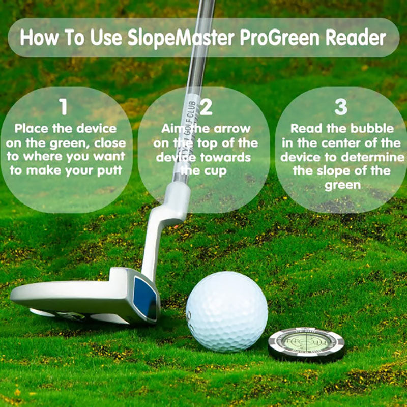 High-precision green reading aid golf cap clip ball marker(Pack of 4)