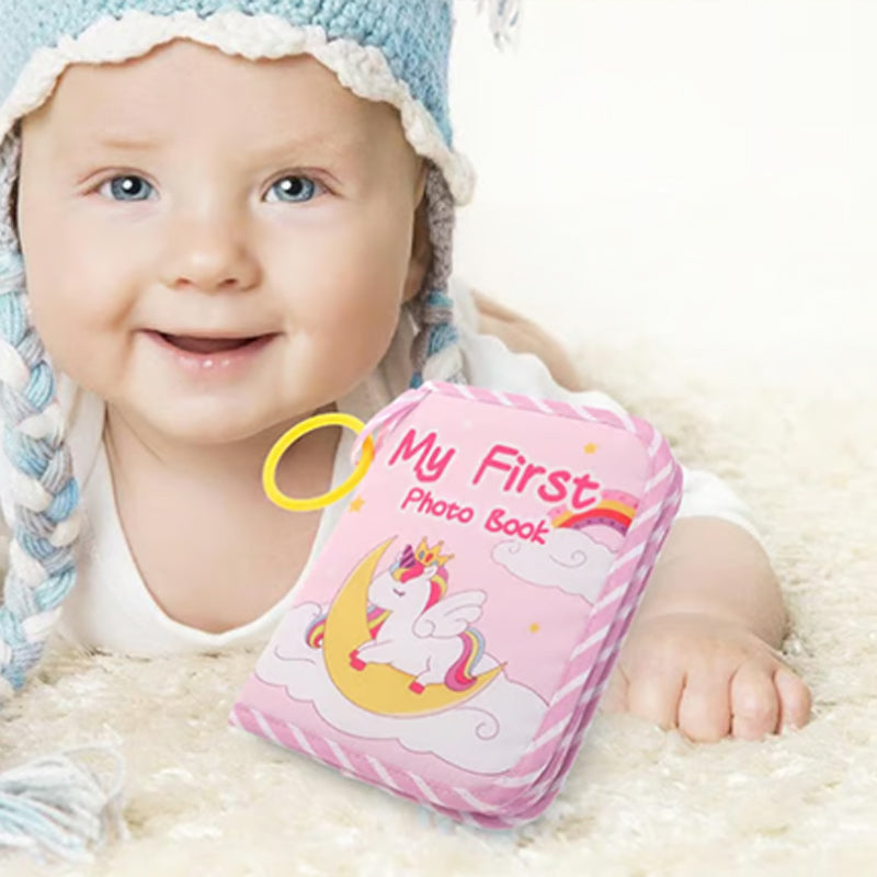 Fabric baby photo album