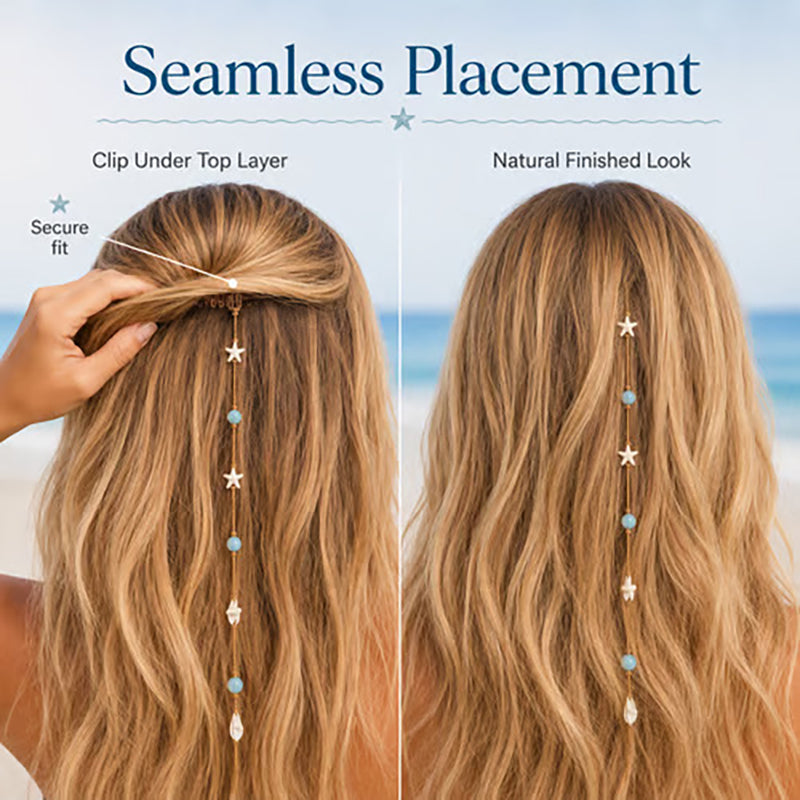 Atmospheric mermaid hair accessory