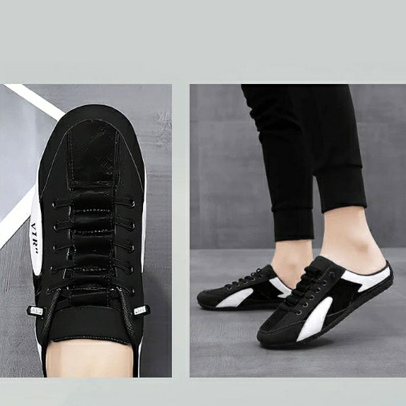 Men's open instep sneakers