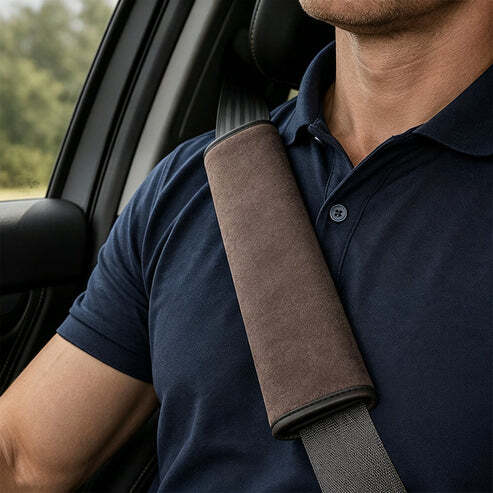 Universal Faux Suede Car Seat Belt Cover
