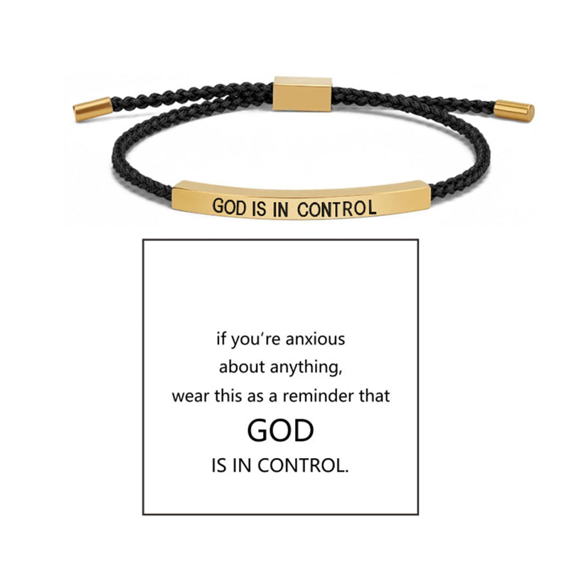 πβ¨ Inspire Bracelet "God Controls Everything" π