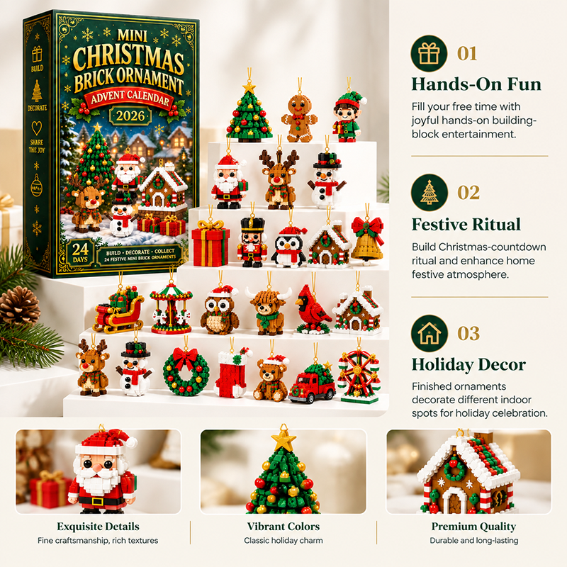 Christmas Building Block Decoration Toy