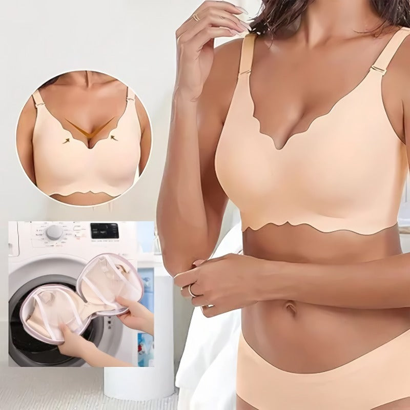 ✨ Plunge-V Push-Up Bra ✨ | Seamless, Wire-Free