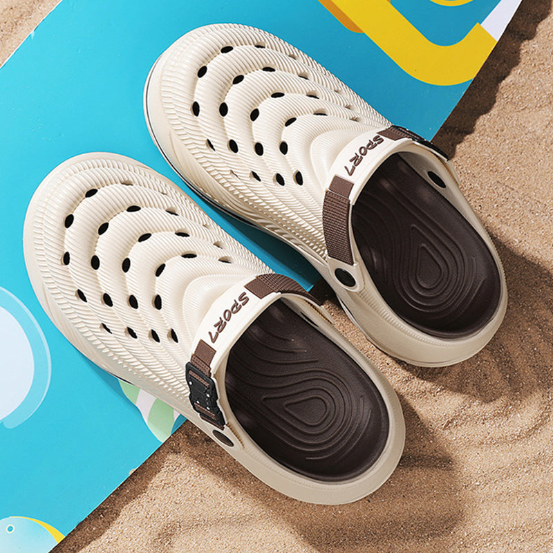 🔥Thick-soled non-slip hole shoes for men and women