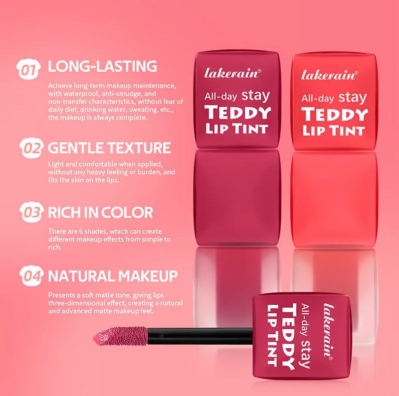 💋Super long-lasting Teddy lip glaze