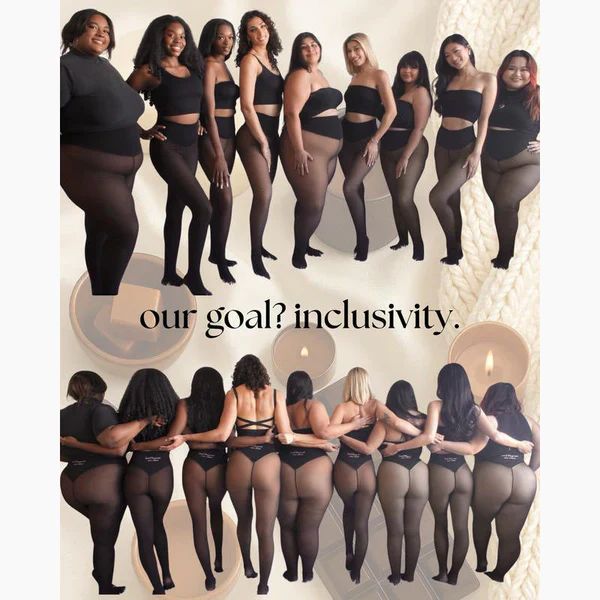 High-Waisted Tummy-Control Stretch Tights