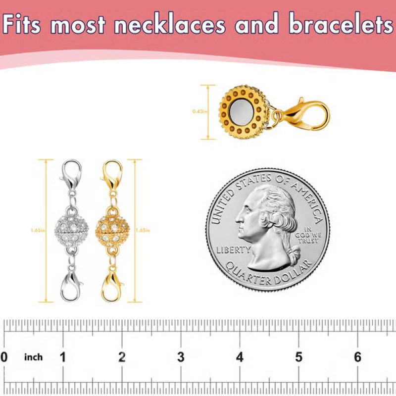 🔥🔥 Magnetic Necklace Clasps and Closures