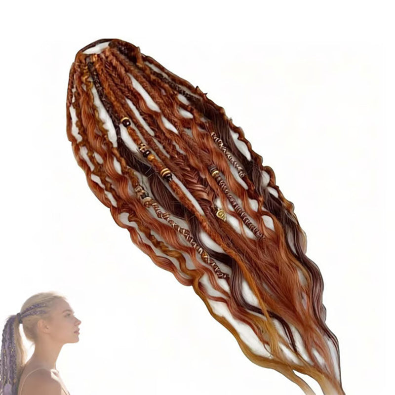 Elastic ponytail dreadlocks