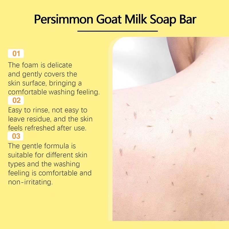 Persimmon goat milk body soap--buy one get one free