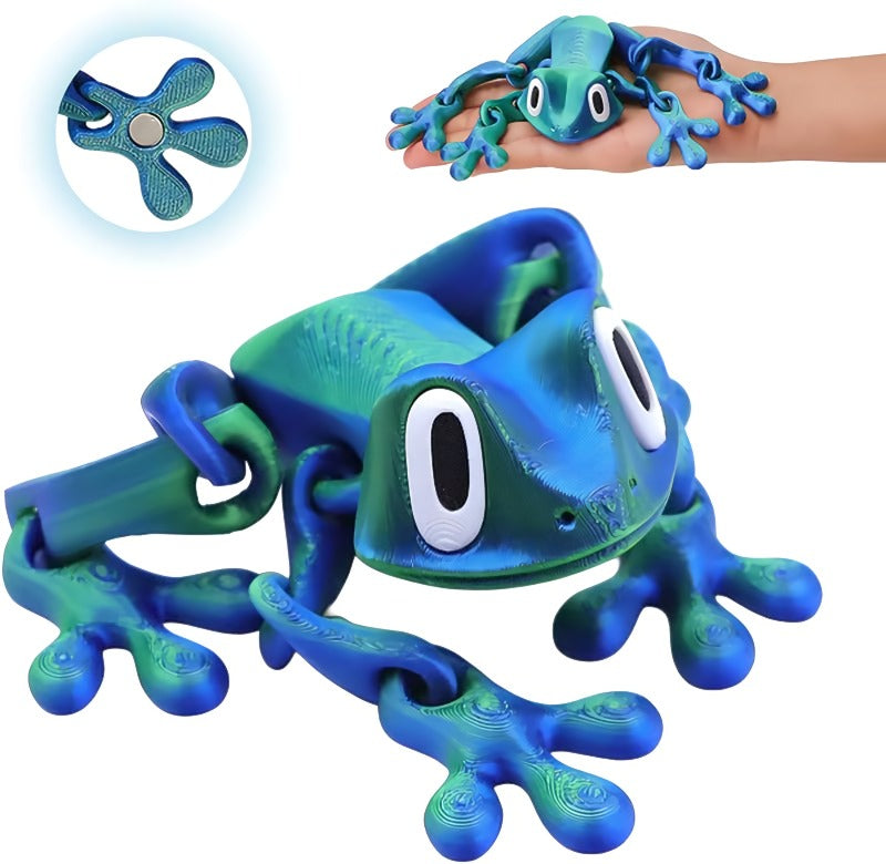 🔥3D printed magnetic frog toy