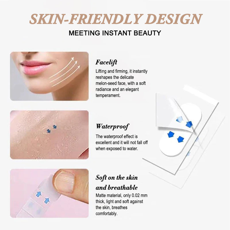 Invisible tape for facelift