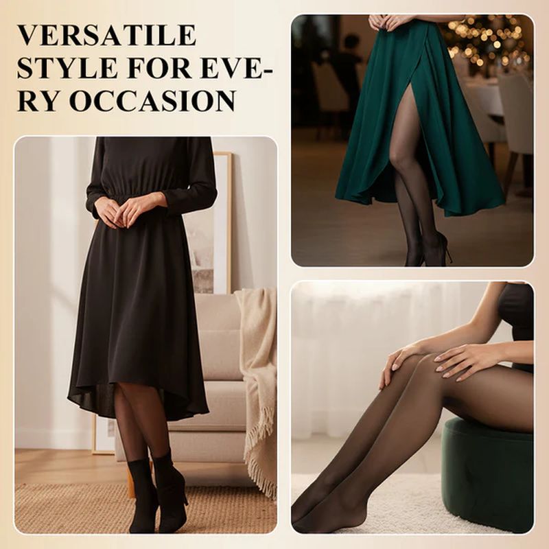 Warm and slimming single-seam shaping leggings