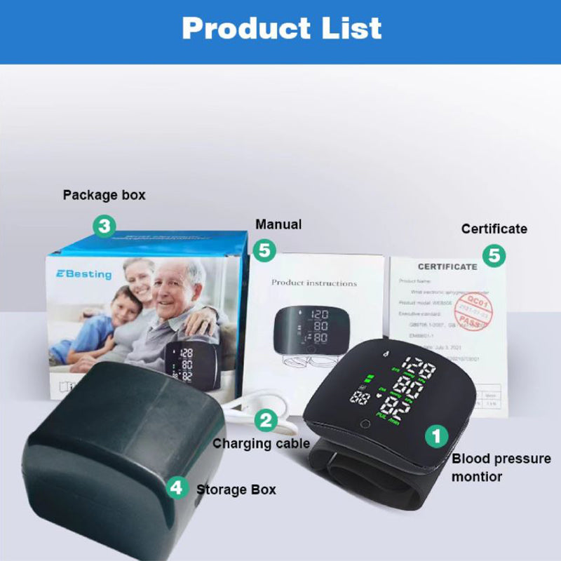 Wrist Blood Pressure Monitor