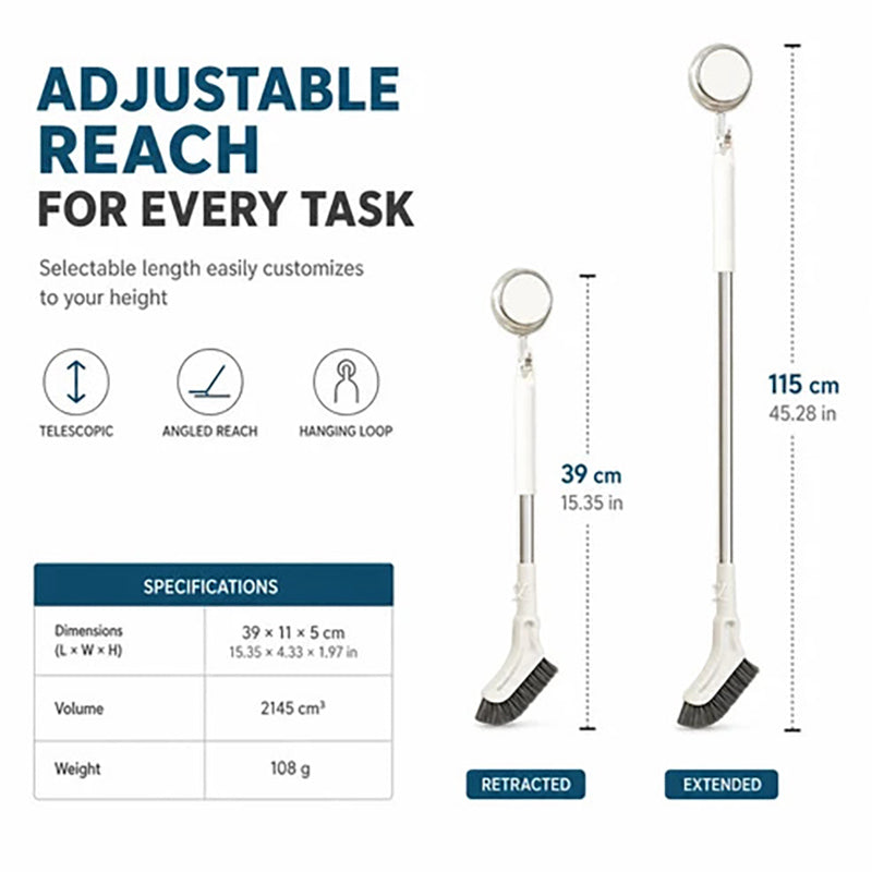 Multi-functional Telescopic Cleaning Brush