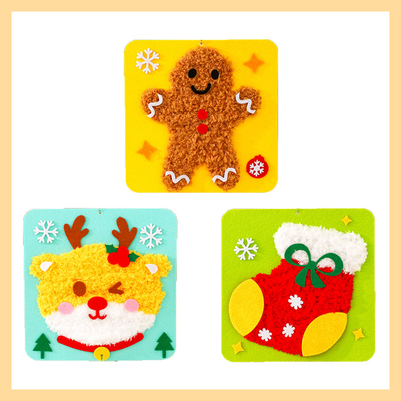 Christmas DIY Embroidery Doll Set