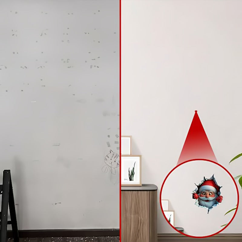 3D Cute Santa Claus Wall Stickers