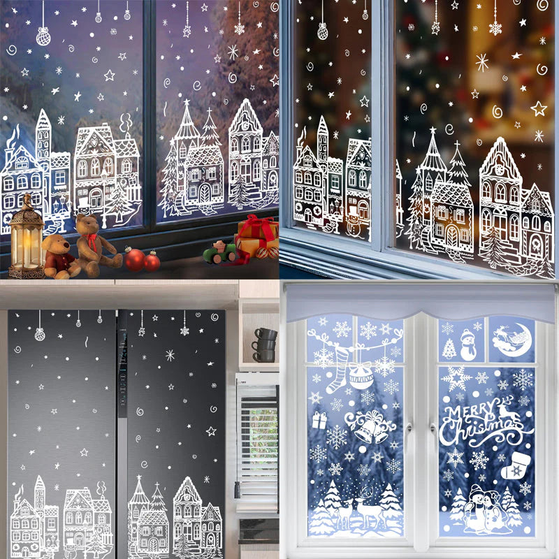Christmas window decorations