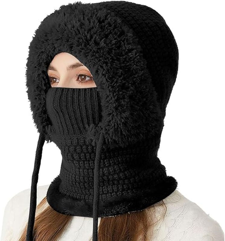 Women's 3-in-1 Knitted Hat