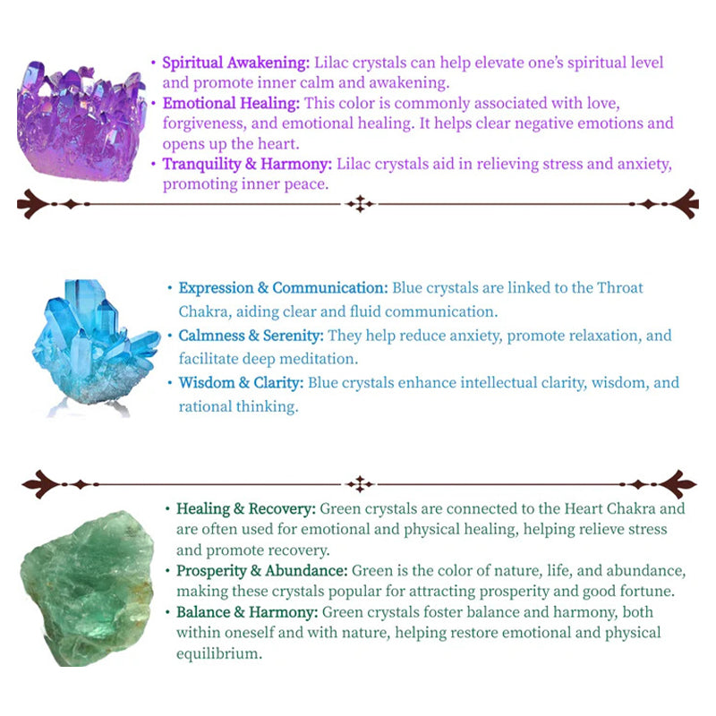 Sacred Journey Spiral Crystals Handcrafted