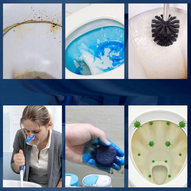 Toilet cleaning effervescent tablets