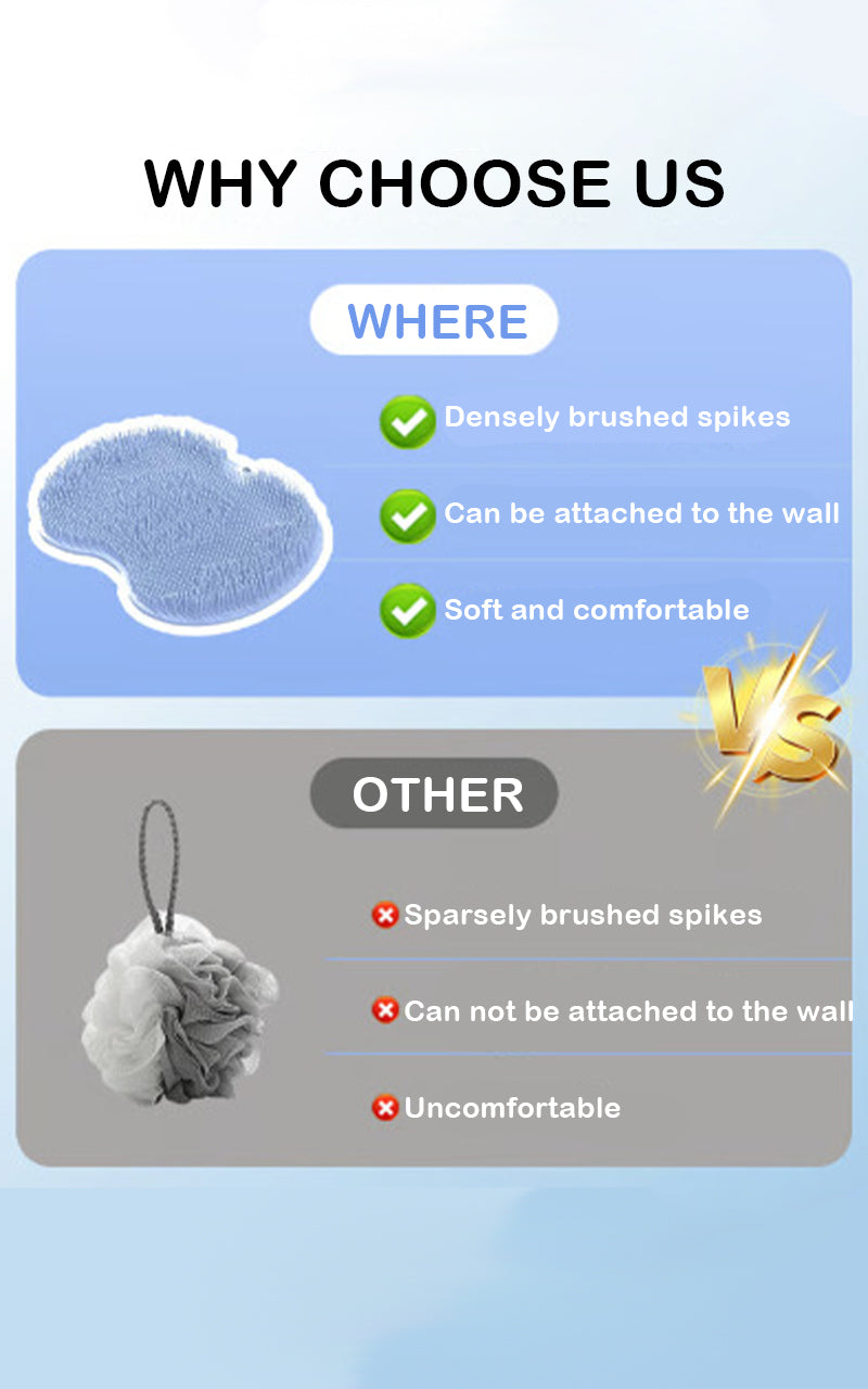 Shower Foot & Back Scrubber Massage Pad