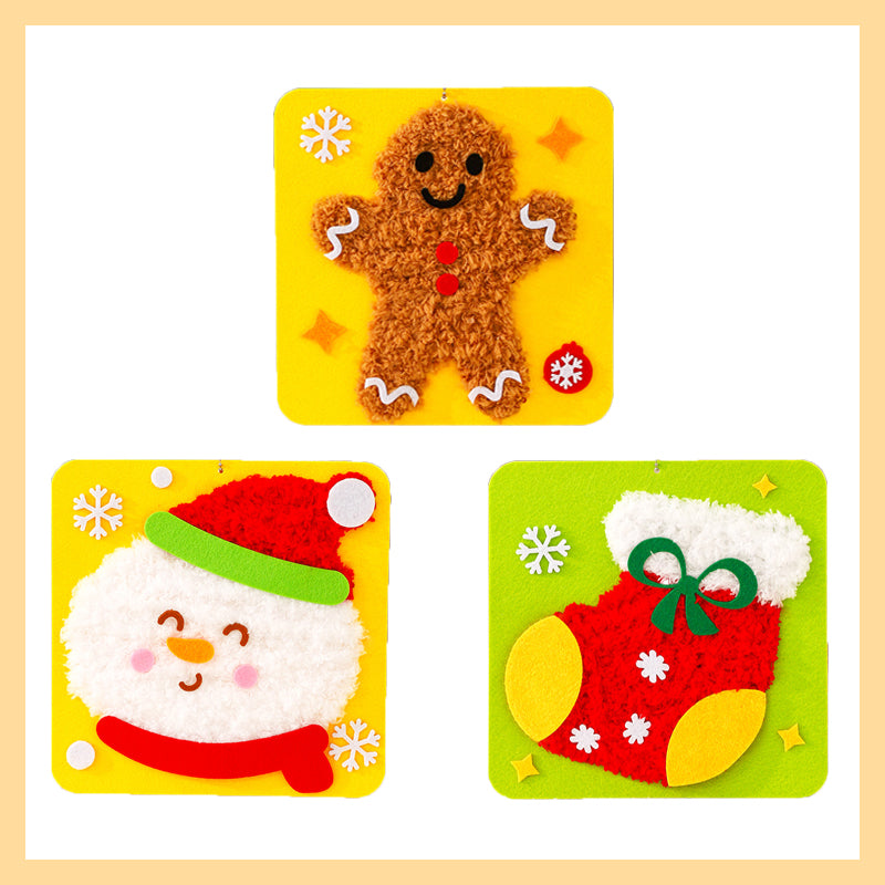 Christmas DIY Embroidery Doll Set