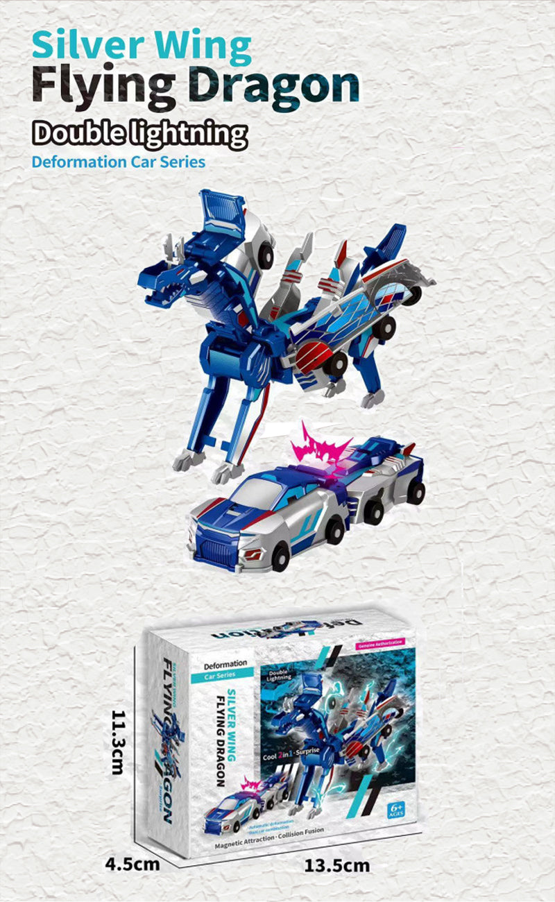 Collision deformation toy car