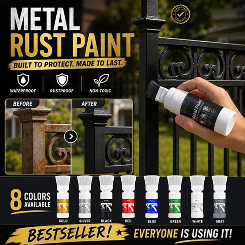 Metallic Spray Paint With Brush