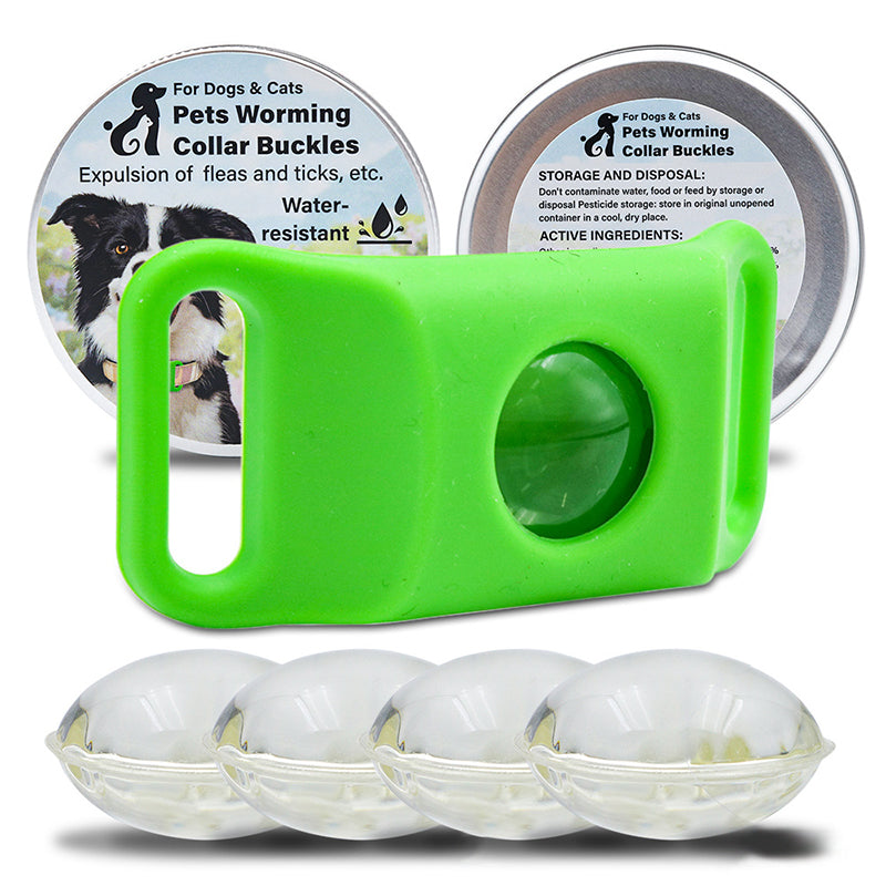 Pet anti-insect collar buckle