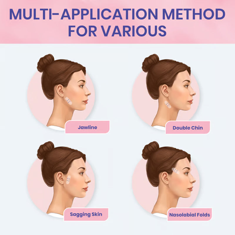 Invisible tape for facelift