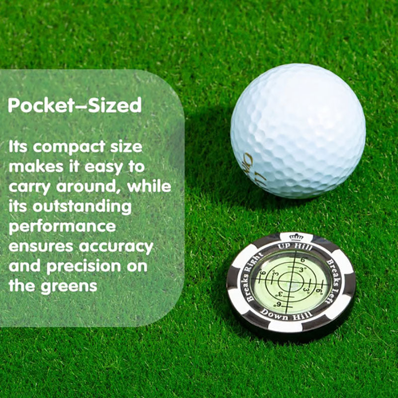 High-precision green reading aid golf cap clip ball marker(Pack of 4)