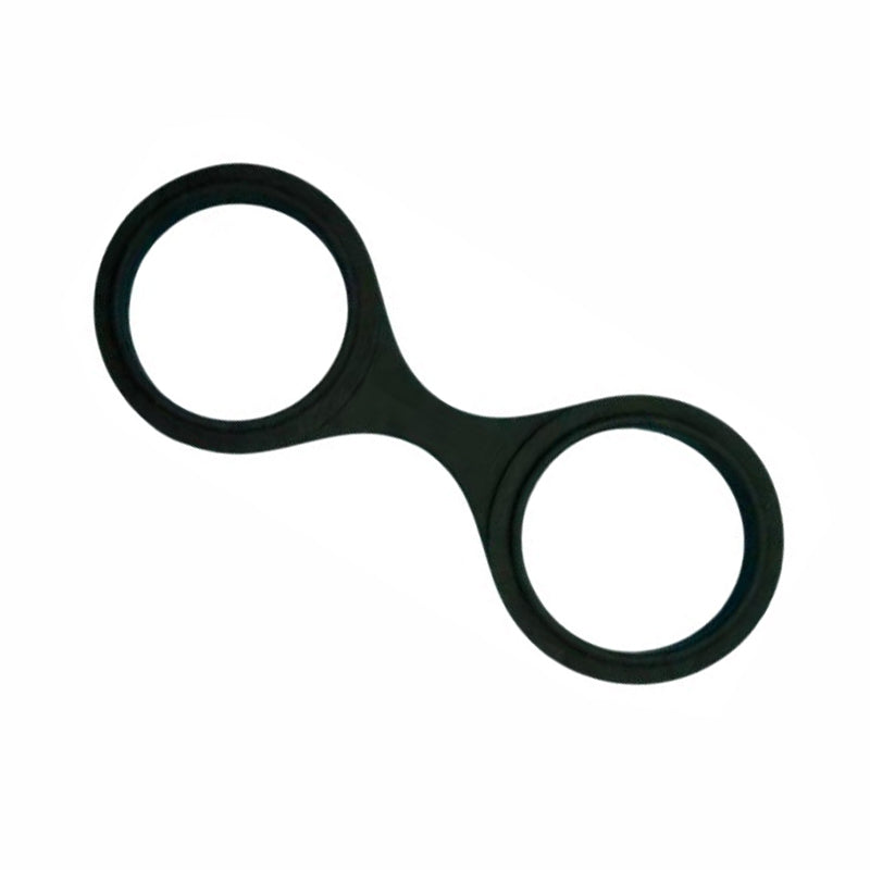 Flirting rubber handcuffs