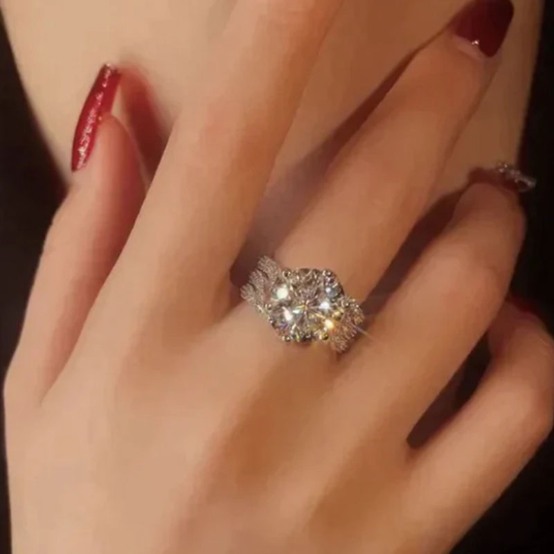 Magnetic Moissanite Lymphatic Drainage Ring