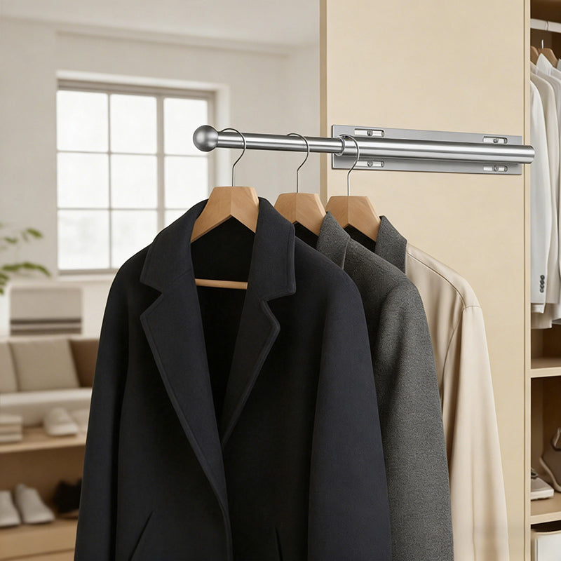 Sliding hangers for wardrobes