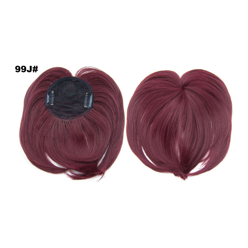 Heart-shaped bangs wig