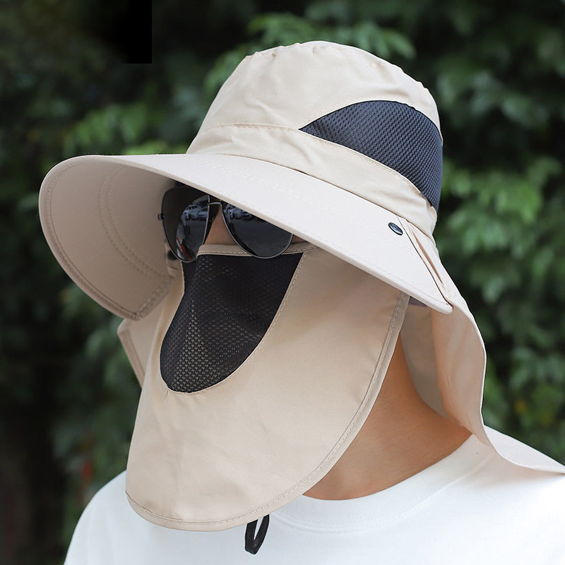 Sun protection hat to cover face