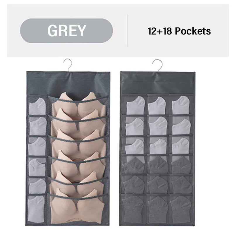 Double-sided underwear storage bag