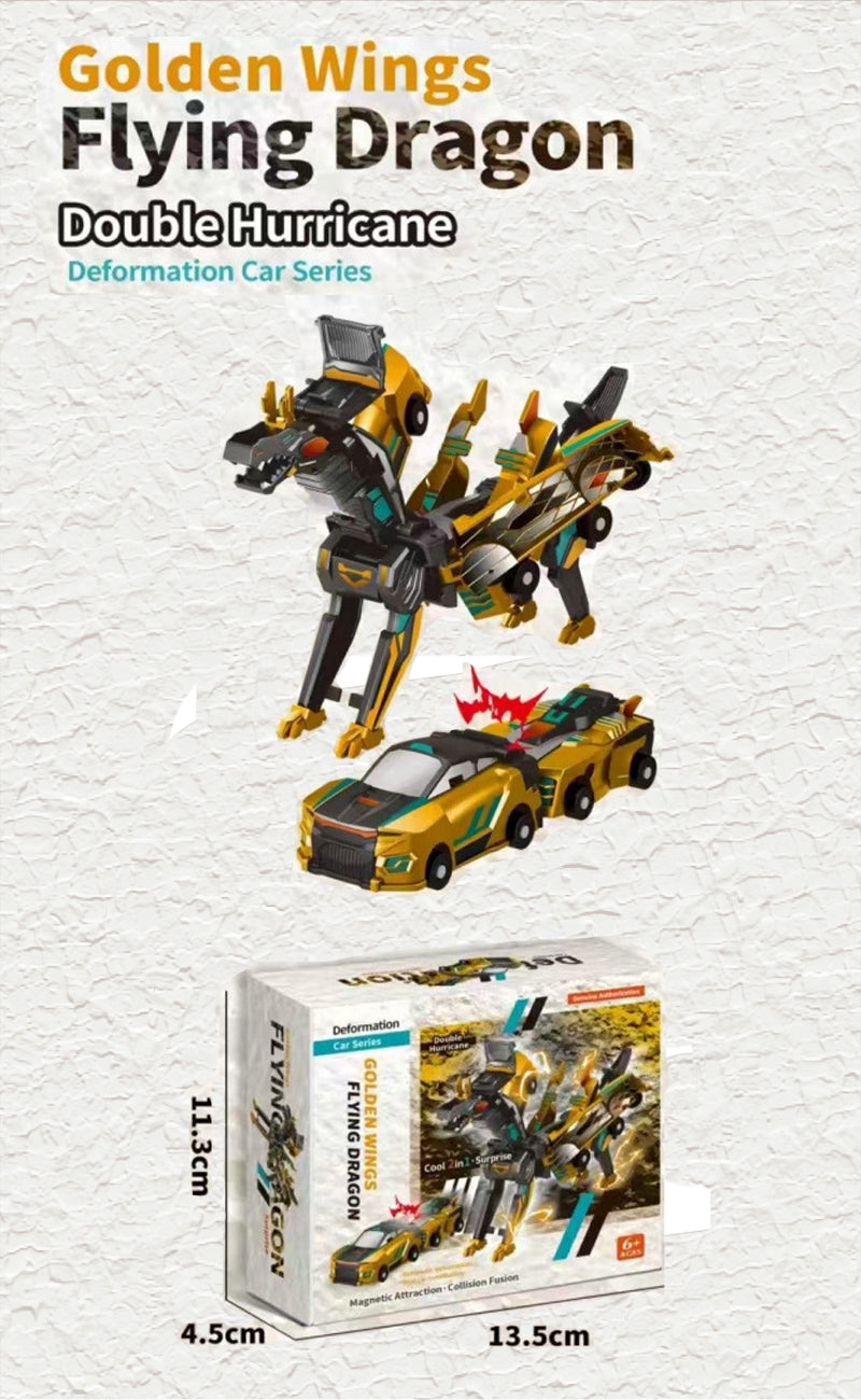 Collision deformation toy car